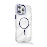 Gigapack Apple iPhone 16 Pro Max szilikon telefonvédő (műanyag hátlap, kameravédő, magsafe, légpárnás sarok) sötétkék