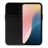 Gigapack Apple iPhone 16 Pro szilikon telefonvédő (matt, mikrofiber plüss belső, kameravédő) fekete