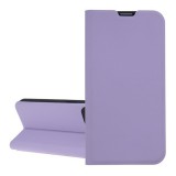 Gigapack Apple iPhone 16 Pro tok álló, bőr hatású (flip, szilikon belső, oldalra nyíló, asztali tartó, kártyazseb) lila