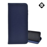 Gigapack Apple iPhone 16 Pro tok álló, valódi bőr (flip, oldalra nyíló, asztali tartó) sötétkék