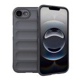 Gigapack Apple iPhone 16e szilikon telefonvédő (ütésállóság, kameravédő, 3d) sötétszürke