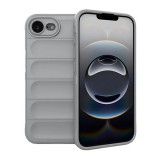 Gigapack Apple iPhone 16e szilikon telefonvédő (ütésállóság, kameravédő, 3d) világosszürke