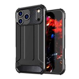 Gigapack Apple iPhone 17 Pro defender szilikon telefonvédő (ütésállóság, légpárnás sarok, fémhatás) fekete