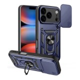 Gigapack Apple iPhone 17 Pro Max defender szilikon telefonvédő (ütésállóság, tartógyűrű, kameravédő) sötétkék