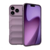 Gigapack Apple iPhone 17 Pro Max szilikon telefonvédő (ütésállóság, kameravédő, 3d) lila