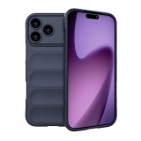 Gigapack Apple iPhone 17 Pro szilikon telefonvédő (ütésállóság, kameravédő, 3d) sötétkék