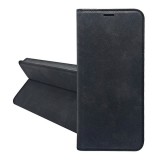 Gigapack Apple iPhone 17 Pro tok álló, bőr hatású (flip, oldalra nyíló, asztali tartó, kártyazseb, prémium) fekete