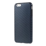 Gigapack Apple iPhone 6S+ Szilikon telefonvédő (karbon minta, sötétkék)