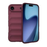 Gigapack Apple iPhone Air szilikon telefonvédő (ütésállóság, kameravédő, 3d) bordó