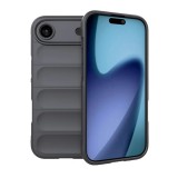 Gigapack Apple iPhone Air szilikon telefonvédő (ütésállóság, kameravédő, 3d) sötétszürke