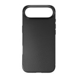 Gigapack Apple iPhone Air szilikon telefonvédő (ütésállóság, légpárnás sarok, karbon minta) fekete