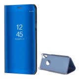 Gigapack Apple iPhone XS 5.8 tok álló (Flip, oldalra nyíló, tükrös felület, logo kivágás) kék