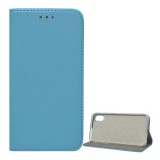 Gigapack Apple iPhone XS Max 6.5 tok álló (Flip, oldalra nyíló, rombusz minta) világoskék