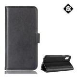 Gigapack Apple iPhone XS Max 6.5 tok álló, valódi bőr (Flip, oldalra nyíló) fekete