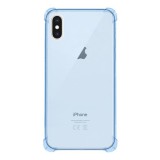 Gigapack Apple iPhone XS Max Szilikon telefonvédő (közepesen ütésálló, légpárnás sarok, kék)