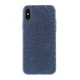 Gigapack Apple iPhone XS műanyag telefonvédő (csillogó, mozaik minta, kék)