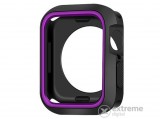 Gigapack Apple Watch Series 4 44mm szilikon keret, fekete/lila