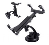 Gigapack Autós tartó (műszerfalra, asztalra, tapadókorongos, 360°, 8-10" méret) FEKETEGP-75077