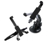 Gigapack Autós tartó (szélvédőre, fejtámlára, tapadókorongos, gravitációs, 7-10" méretig) FEKETEGP-124962