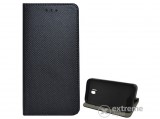 Gigapack bőr hatású álló tok Samsung Galaxy J3 (2017) (SM-J330) EU készülékhez, fekete