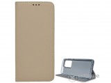 Gigapack bőr hatású álló tok Samsung Galaxy S20 Ultra (SM-G988F) készülékhez, arany