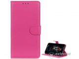 Gigapack bőr hatású álló tok  Xiaomi Redmi K30/K30 5G készülékhez, rózsaszín
