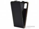 Gigapack bőr hatású, flip álló tok  Samsung Galaxy A03s (SM-A037F) készülékhez, fekete