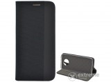 Gigapack bőr hatású, flip álló tok  Xiaomi Redmi Note 9T 5G készülékhez, fekete
