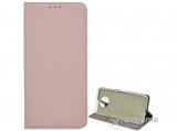 Gigapack bőr hatású, flip álló tok  Xiaomi Redmi Note 9T 5G készülékhez, rozéarany