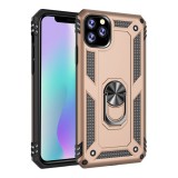 Gigapack Defender Apple iPhone 11 Pro Max műanyag (közepesen ütésálló, telefontartó gyűrű, beépített fémlemez, arany)