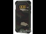 Gigapack Defender gumi/szilikon tok Samsung Galaxy S10e készülékhez, zöld, terepmintás