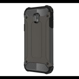 Gigapack Defender műanyag telefonvédő (közepesen ütésálló, légpárnás sarok, szilikon belső, fémhatás) BARNA [Samsung Galaxy J3 (2017) SM-J330 EU] (5996457709793) - Telefontok
