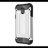 Gigapack Defender műanyag telefonvédő (közepesen ütésálló, légpárnás sarok, szilikon belső, fémhatás) EZÜST [Samsung Galaxy J3 (2017) SM-J330 EU] (5996457709809) - Telefontok