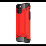 Gigapack Defender műanyag telefonvédő (közepesen ütésálló, légpárnás sarok, szilikon belső, fémhatás) PIROS [Apple iPhone 12 Pro] (5996591011011) - Telefontok