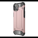 Gigapack Defender műanyag telefonvédő (közepesen ütésálló, légpárnás sarok, szilikon belső, fémhatás) ROZÉARANY [Apple iPhone 13 mini] (5996591097275) - Telefontok