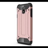 Gigapack Defender műanyag telefonvédő (közepesen ütésálló, légpárnás sarok, szilikon belső, fémhatás) RÓZSASZÍN [Samsung Galaxy J4 (2018) SM-J400F] (5996457779963) - Telefontok