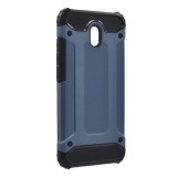 Gigapack Defender műanyag telefonvédő (közepesen ütésálló, légpárnás sarok, Xiaomi Redmi 8A szilikon belső, fémhatás) sötétkék