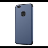 Gigapack Defender műanyag telefonvédő (közepesen ütésálló, szilikon belső, karbon minta) SÖTÉTKÉK [Huawei P10 Lite] (5996457706105) - Telefontok