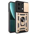 Gigapack Defender műanyag telefonvédő (ütésállóság, szilikon belső, tartógyűrű, kameravédő) ARANY Xiaomi Redmi Note 13 5G