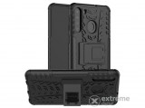 Gigapack Defender műanyag tok Samsung Galaxy A21 (SM-A210F) készülékhez, fekete, autógumi mintás