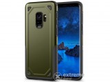 Gigapack Defender műanyag tok Samsung Galaxy S9 (SM-G960) készülékhez, sötétzöld/szürke