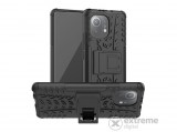 Gigapack Defender műanyag tok Xiaomi Mi 11 készülékhez, fekete, autógumi mintás