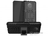Gigapack Defender műanyag tok Xiaomi Redmi Note 9 5G készülékhez, fekete, autógumi mintás