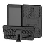 Gigapack Defender Samsung Galaxy Tab A 8.0" (2018) (kitámasztó, autógumi minta, fekete)