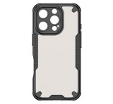 Gigapack Defender szilikon telefonvédő (ütésállóság, légpárnás sarok, akril hátlap, kameravédő) FEKETE Apple iPhone 15 Pro