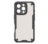 Gigapack Defender szilikon telefonvédő (ütésállóság, légpárnás sarok, akril hátlap, kameravédő) FEKETE Apple iPhone 16 Pro