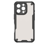 Gigapack Defender szilikon telefonvédő (ütésállóság, légpárnás sarok, akril hátlap, kameravédő) FEKETE Apple iPhone 16 Pro Max