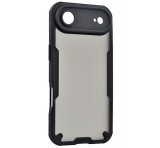 Gigapack Defender szilikon telefonvédő (ütésállóság, légpárnás sarok, akril hátlap, kameravédő) FEKETE Apple iPhone 17 Air