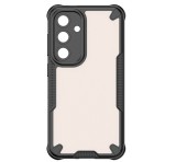 Gigapack Defender szilikon telefonvédő (ütésállóság, légpárnás sarok, akril hátlap, kameravédő) FEKETE Samsung Galaxy S25 FE (SM-S731)