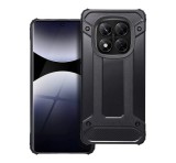 Gigapack Defender szilikon telefonvédő (ütésállóság, légpárnás sarok, fémhatás) FEKETE Xiaomi Redmi Note 14 Pro 4G